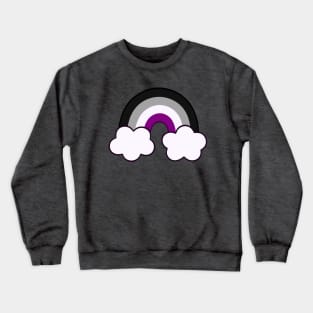 Asexual rainbow Crewneck Sweatshirt